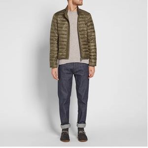 Aspesi Italian Made Pinolo Light Down Jacket M Sold Out Army Hunter Green NWOT